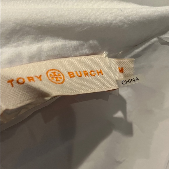 Tory Burch White Eyelet Women's Top - Picture 2 of 4